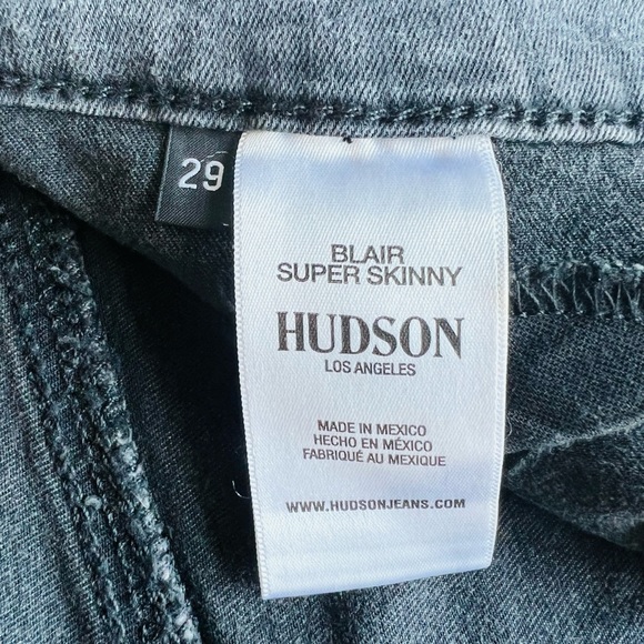 Hudson Blair Super Skinny Jeans, gray color - Picture 3 of 9
